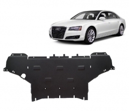 Steel sump guard for Audi A8