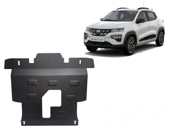 Steel sump guard for Dacia Spring