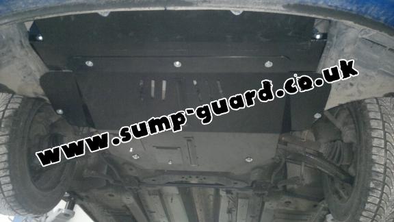 Steel sump guard for Peugeot 307