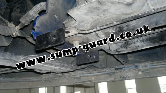 Steel sump guard for Peugeot 307