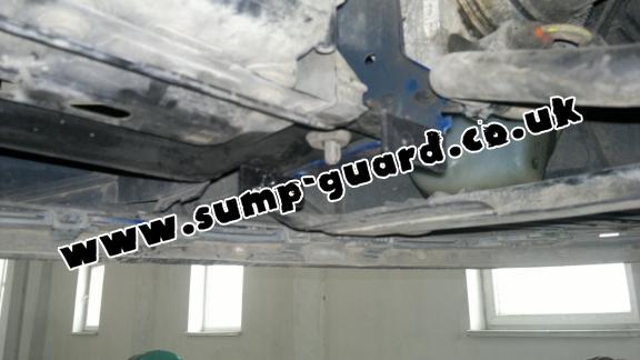 Steel sump guard for Peugeot 307