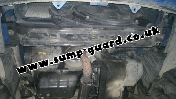 Steel sump guard for Peugeot 307