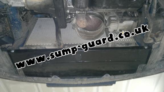 Steel sump guard for Peugeot 307