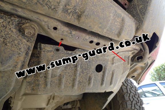 Steel sump guard for Nissan X-Trail T30