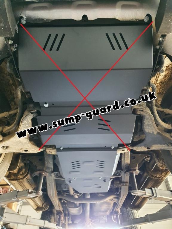 Steel gearbox  guard for Mitsubishi L 200