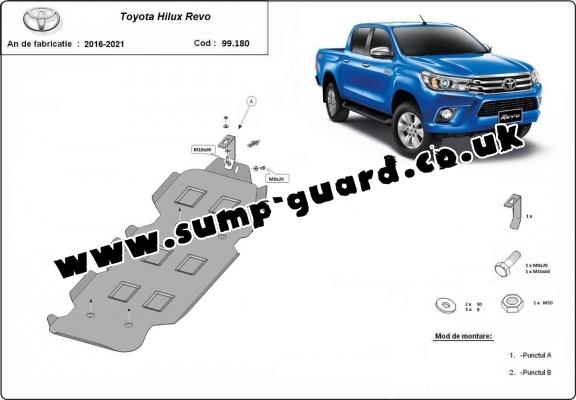 Steel fuel tank guard  for Toyota Hilux Revo