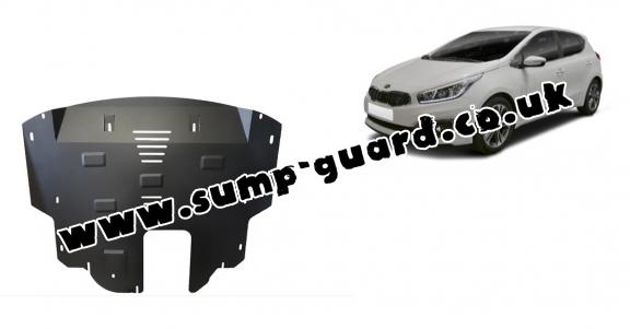 Steel sump guard for Kia Ceed 