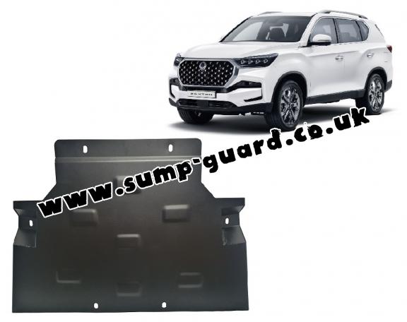 Steel gearbox guard for SsangYong Rexton