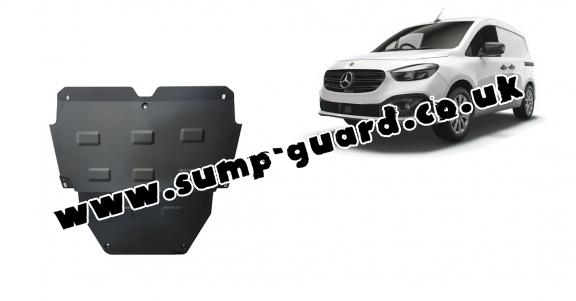 Steel sump guard for Mercedes Citan