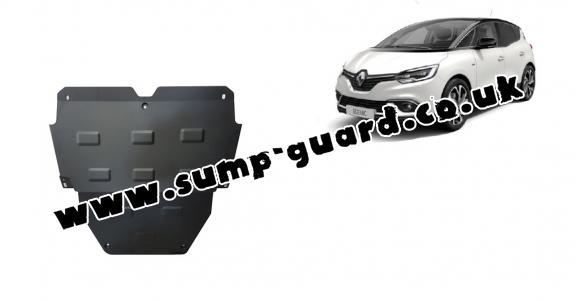 Steel sump guard for Renault Scenic 4