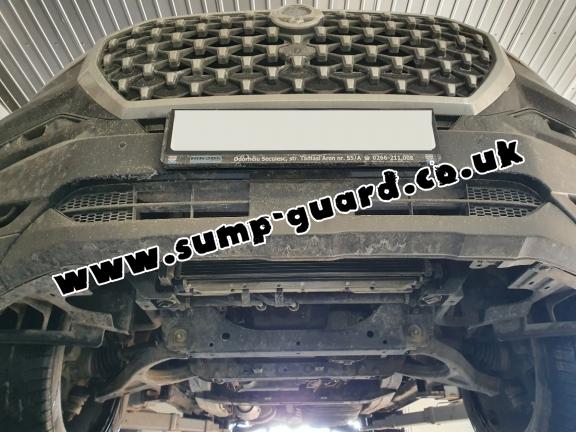 Steel sump guard for Ssangyong Musso Grand