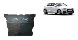 Steel sump guard for Audi A1