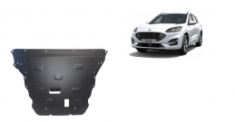 Steel sump guard for Ford Kuga