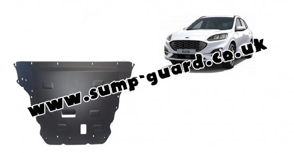 Steel sump guard for Ford Kuga