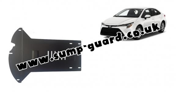 Steel catalytic converter guard/cat lock for Toyota Corolla