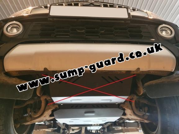 Steel sump guard for Mitsubishi L200