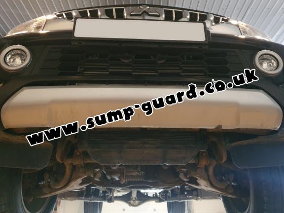 Steel sump guard for Mitsubishi L200