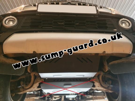 Steel radiator guard for Fiat Fullback