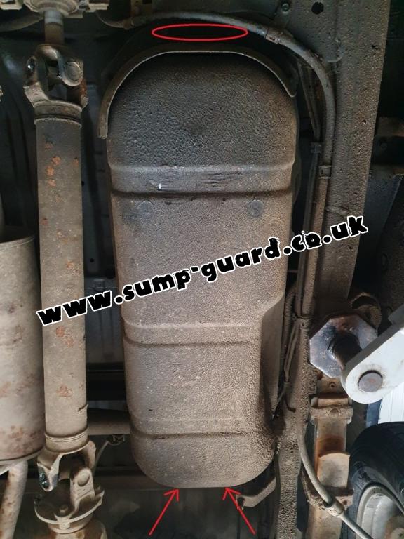 Steel fuel tank guard  for Mitsubishi L 200