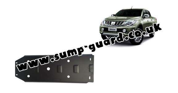 Steel fuel tank guard  for Mitsubishi L 200