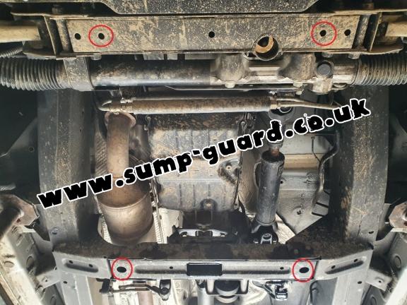 Steel gearbox guard for Ssangyong Musso Grand