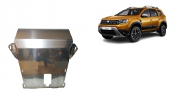 Aluminum sump guard for Dacia Duster