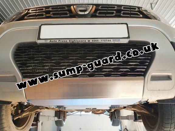 Aluminum sump guard for Dacia Duster