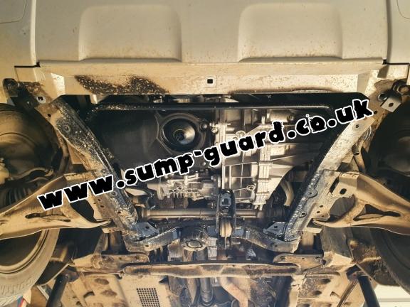 Aluminum sump guard for Dacia Duster