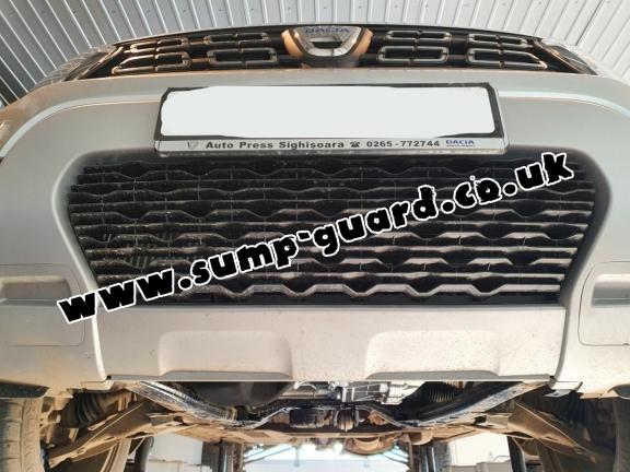 Aluminum sump guard for Dacia Duster