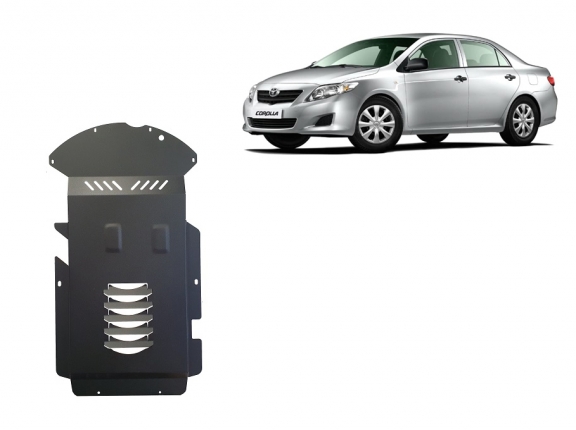 Steel catalytic converter guard/cat lock for Toyota Corolla