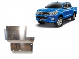 Aluminum differential guard for Toyota Hilux Revo