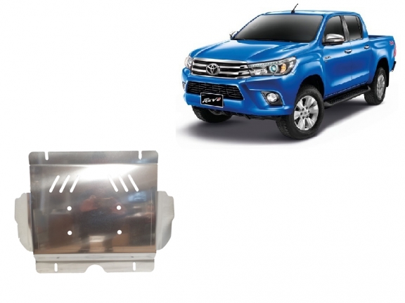 Aluminum sump guard for Toyota Hilux Revo