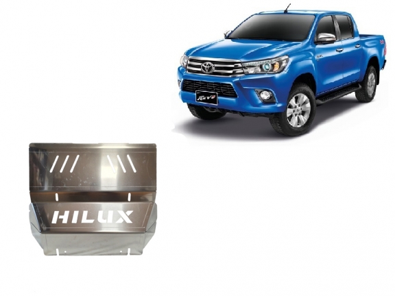 Aluminum radiator guard for Toyota Hilux Revo