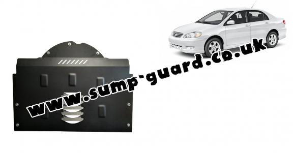 Steel catalytic converter guard/cat lock for Toyota Corolla