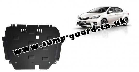 Steel sump guard for Toyota Corolla