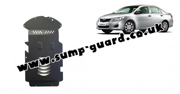 Steel catalytic converter guard/cat lock for Toyota Corolla