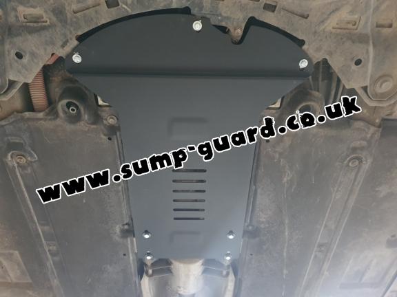 Steel catalytic converter guard/cat lock for Toyota Prius