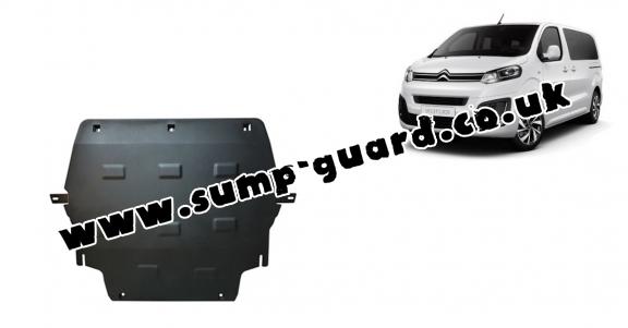 Steel sump guard for Citroen Spacetourer