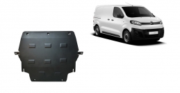 Steel sump guard for Citroen Dispatch