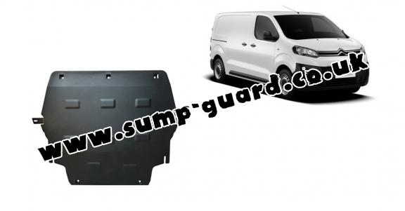 Steel sump guard for Citroen Dispatch