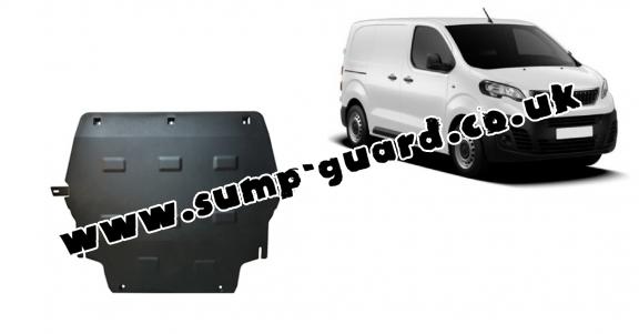 Steel sump guard for Peugeot Traveller