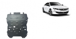 Steel sump guard for Peugeot 508