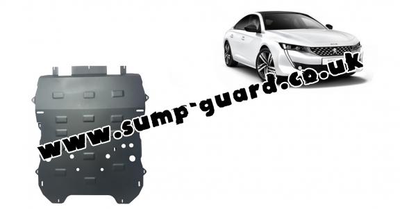 Steel sump guard for Peugeot 508