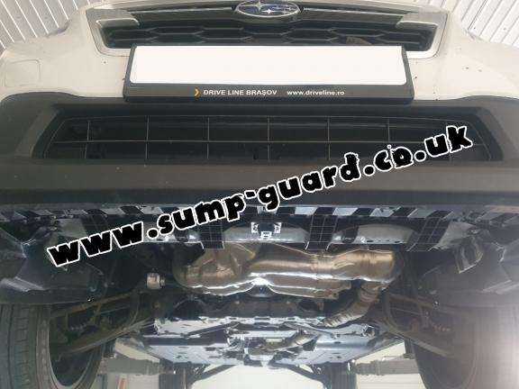 Steel sump guard for Subaru Forester 5