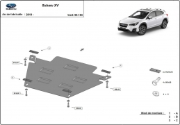 Steel gearbox guard Subaru XV