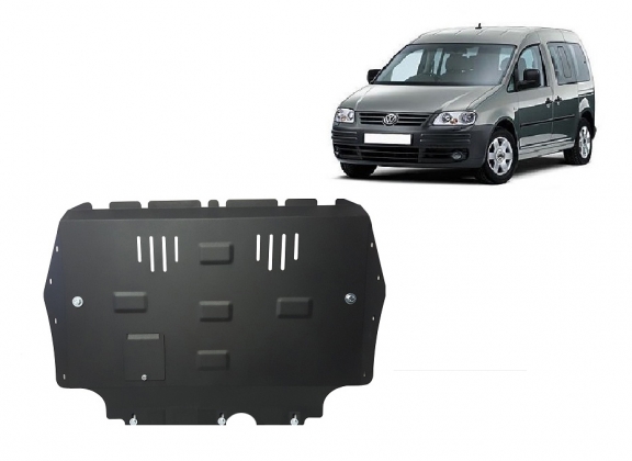 Steel sump guard for VW Caddy