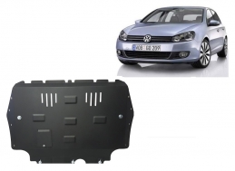 Steel sump guard for VW Golf 6