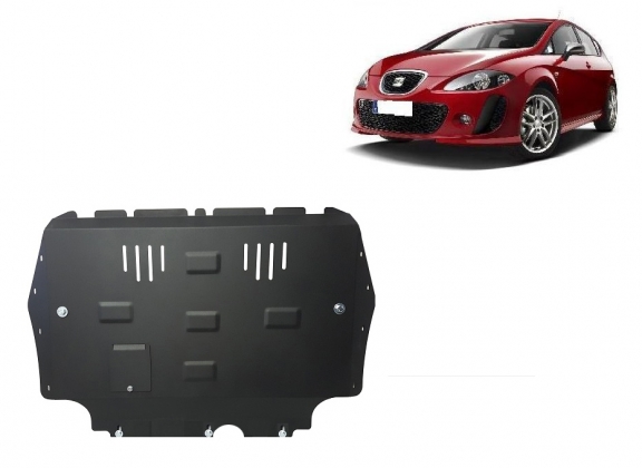 Steel sump guard for Seat Leon Mk2
