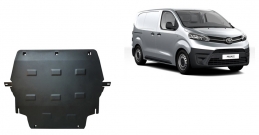 Steel sump guard for Toyota Proace