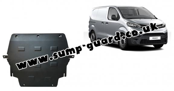 Steel sump guard for Toyota Proace